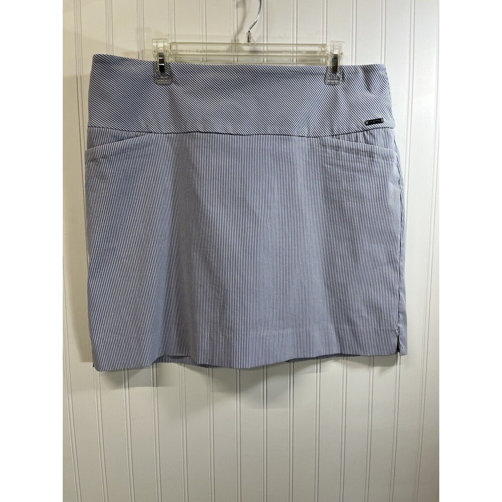 S.C.& CO Womens‎ Skort Blue/white pinstripe. Sz XXL. Golf ,Tennis, Tummy Control